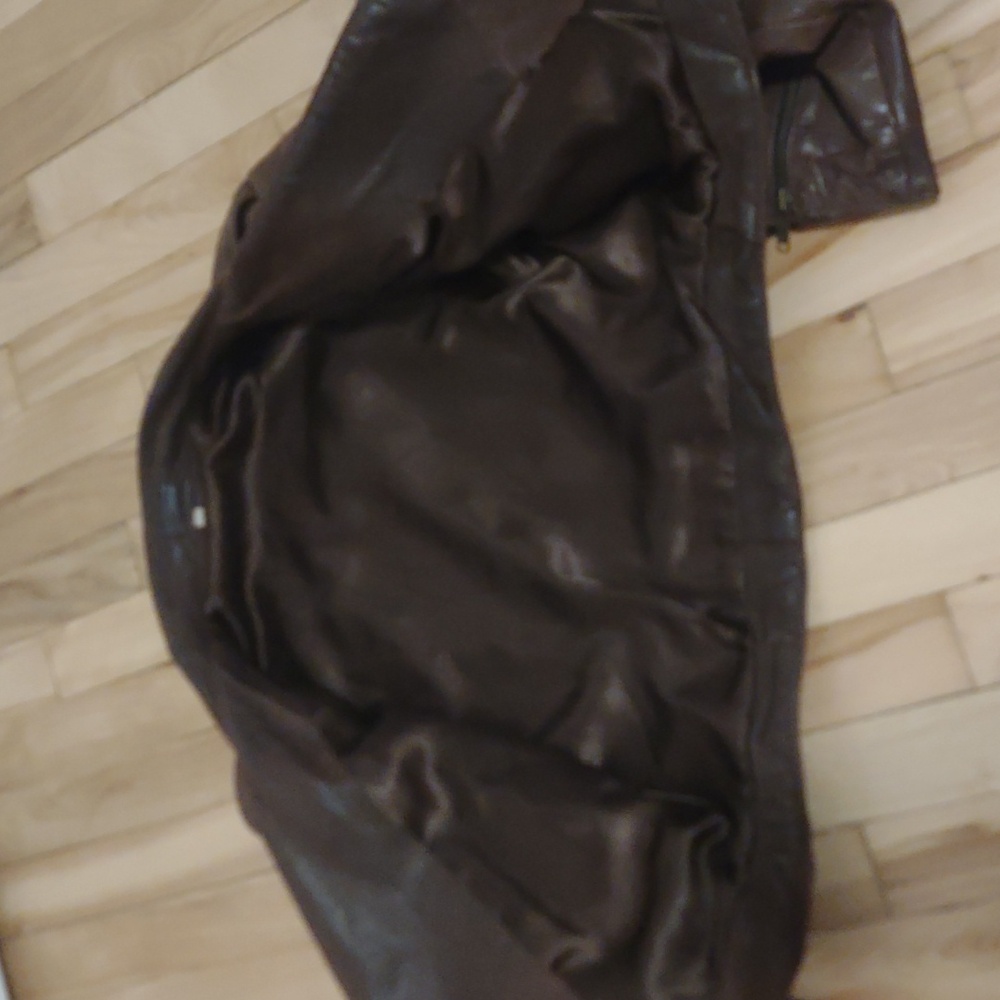Brown Suede Moto Jacket - Picture 14 of 16